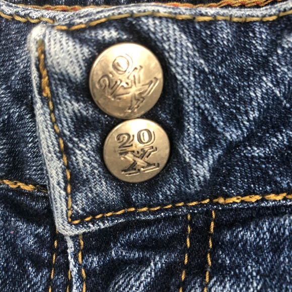 Twenty X Bootcut Low Rise Jeans by Wrangler SZ 7/8 Tall Lightwash Booty Huggers - Picture 3 of 8